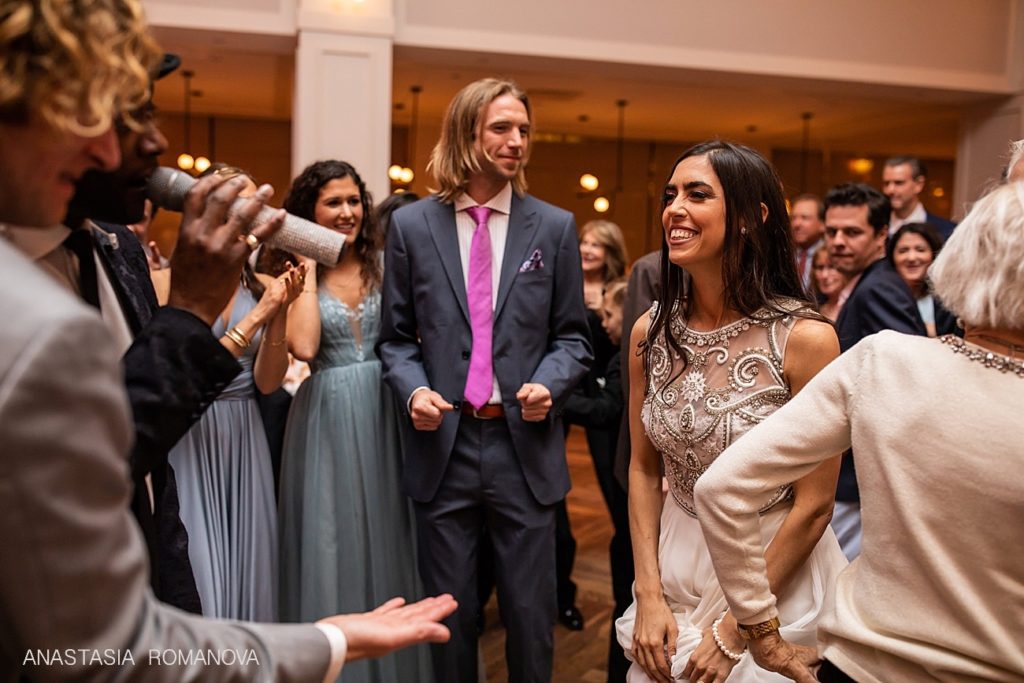 Photo of the wedding reception dancing at The Lucy by Cescaphe in Philadelphia