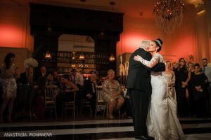 Father and Daughter dance at Cescaphe Ballroom
