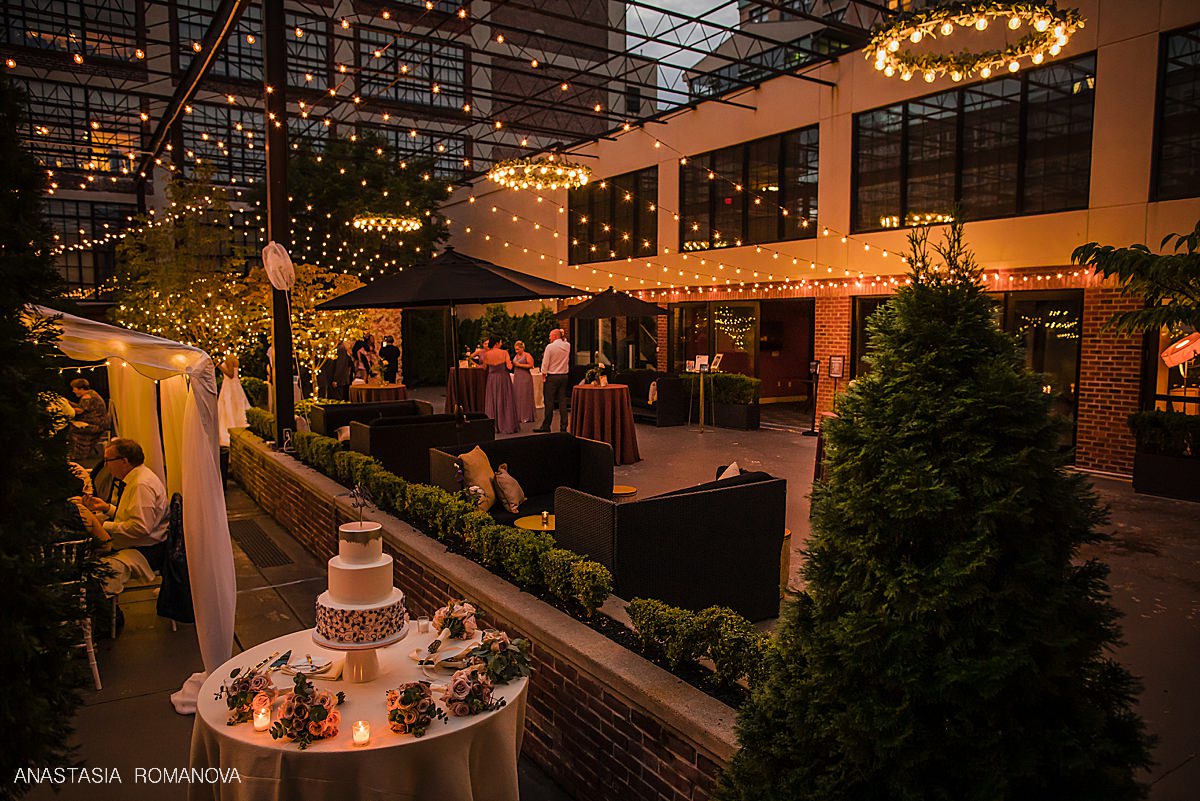 Cescaphe outdoor wedding reception