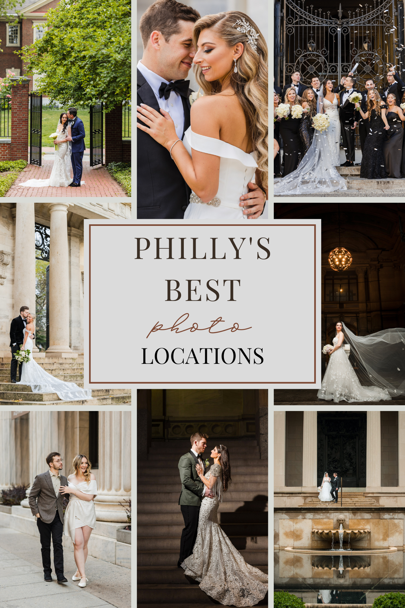 the most comprehensive list of philadelphia best wedding and engagement photo locations